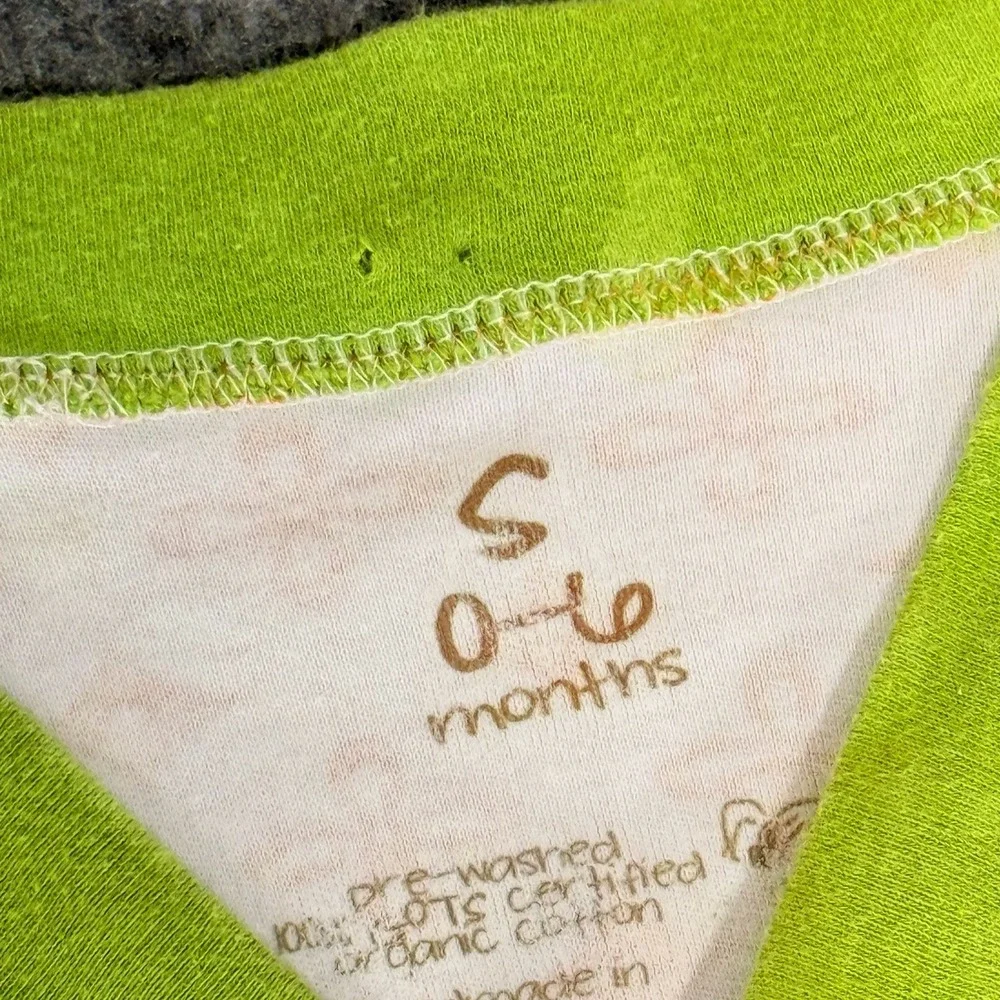 Lulolly Legs Boutique Organic Baby Knit Kimono Leggings Set Euro 0-6M Pink Green